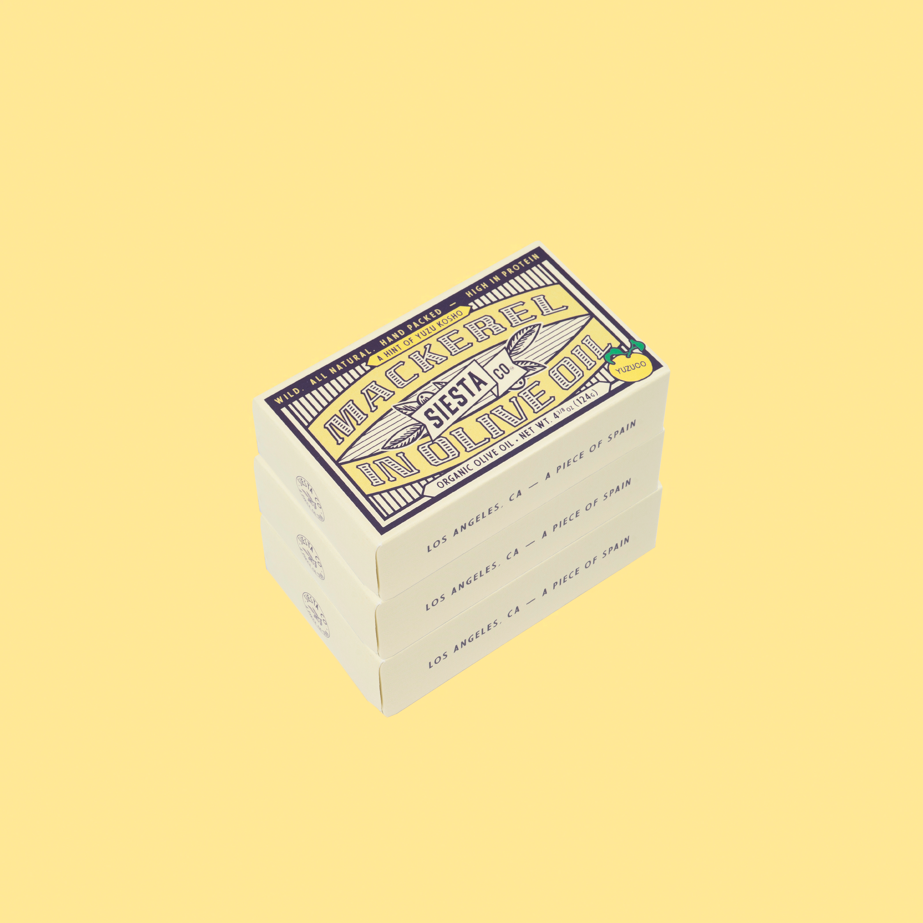 Mackerel in Yuzu Koshō | Siesta Co. Tinned fish