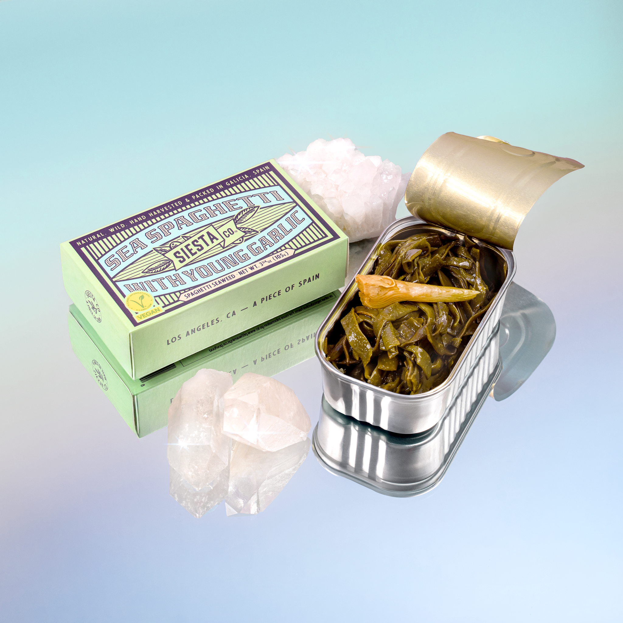 Spaghetti Seaweed with Young Garlic - 3 pack
